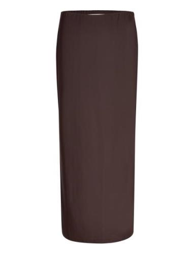 Skirt Lang Nederdel Brown Sofie Schnoor