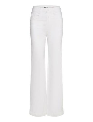 Rosa Megalia White Bottoms Trousers Wide Leg White Lois Jeans