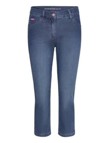 Pant Leisure Cropped Bottoms Jeans Straight-regular Blue Gerry Weber E...