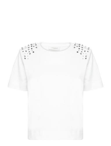 Cmmuse-Tee Tops T-shirts & Tops Short-sleeved White Copenhagen Muse