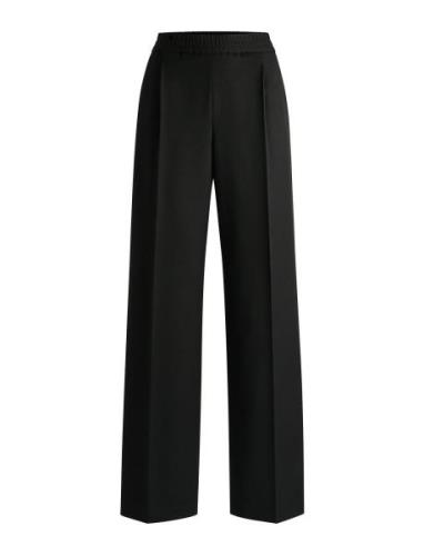 Garos_All Bottoms Trousers Straight Leg Black HUGO