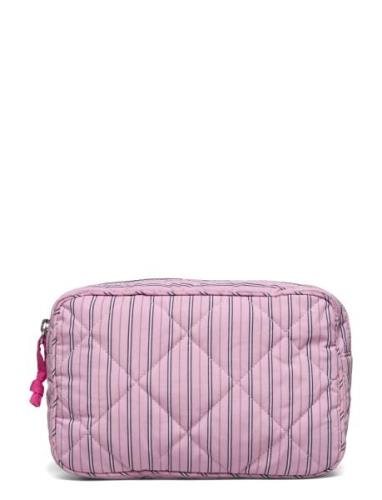 Stripel Malin Mini Bag Toilettaske Pink Becksöndergaard