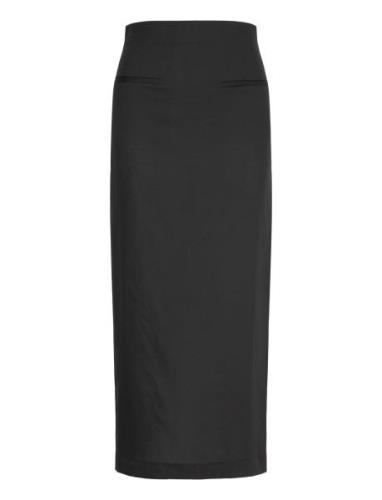 Rhee Midi Skirt Knælang Kjole Black Bardot