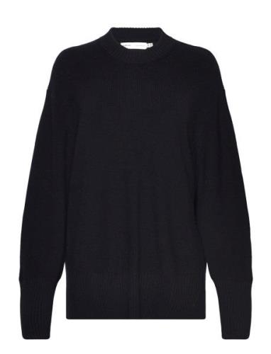 Rudiiw Crew Neck Tops Knitwear Jumpers Black InWear