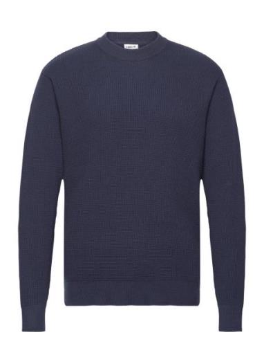 Sdhami Tops Knitwear Round Necks Navy Solid