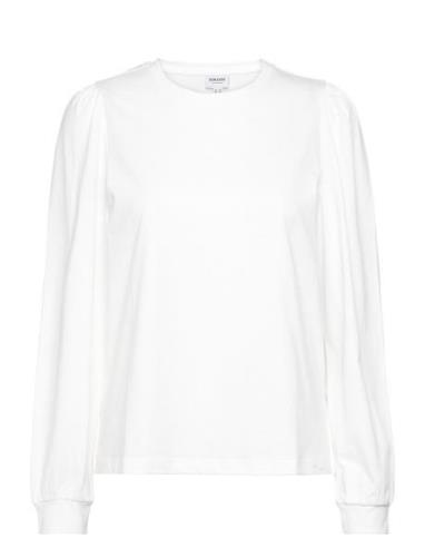 Vmkerry Ls O-Neck Top Vma Tops Knitwear Jumpers White Vero Moda