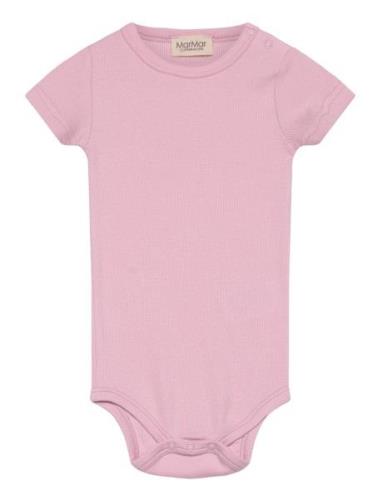 Plain Body Ss Bodies Short-sleeved Pink MarMar Copenhagen