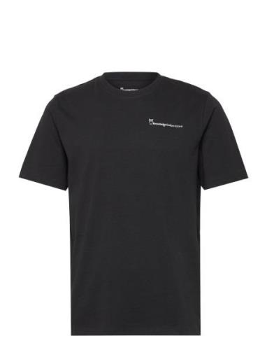 Regular Fit Knowledge Back Print T- Tops T-Kortærmet Skjorte Black Kno...