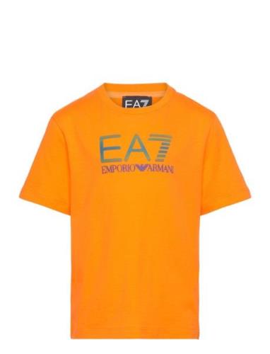 T-Shirt Sport T-Kortærmet Skjorte Orange EA7