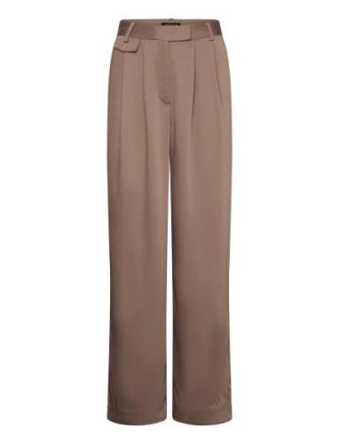 Cedarsbbcella Pants Bottoms Trousers Wide Leg Brown Bruuns Bazaar