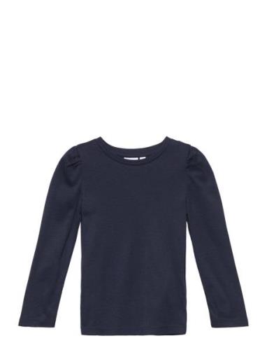 Nmflilde Ls Slim Top Pb Tops T-shirts Long-sleeved T-Skjorte Navy Name...