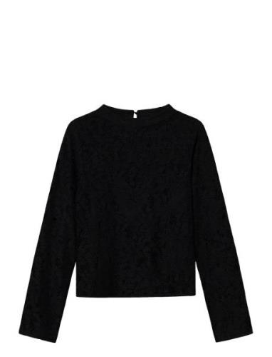 Katina Blouse Tops Blouses Long-sleeved Black Once Untold