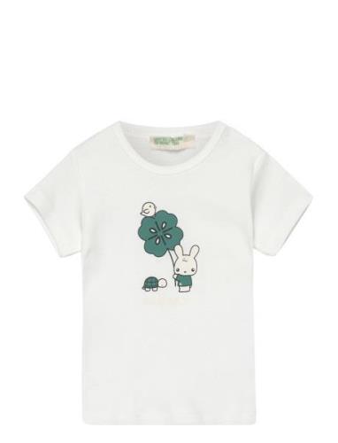 T-Shirt Tops T-Kortærmet Skjorte White United Colors Of Benetton