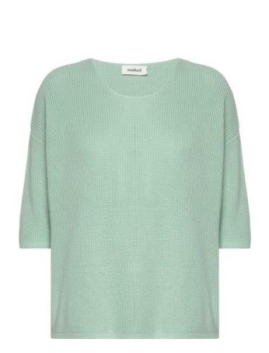 Sltuesday Cotton Jumper Tops Knitwear Jumpers Green Soaked In Luxury