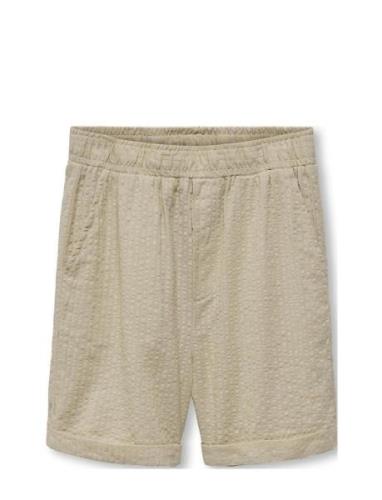 Kobnoah Seersucker Shorts Wvn Bottoms Shorts Green Kids Only