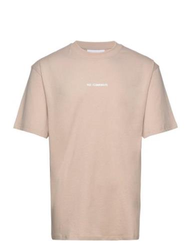 Boxy Tee S/S Artwork Designers T-Kortærmet Skjorte Beige HAN Kjøbenhav...