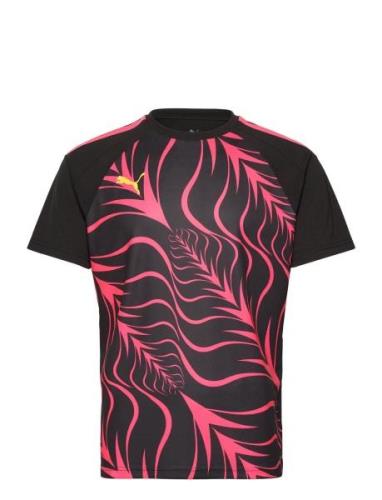 Individualliga Graphic Jersey Sport T-Kortærmet Skjorte Black PUMA