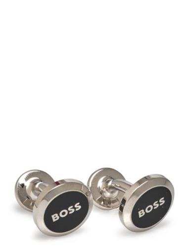 B-Logoinsert-Cuf Manchetknapper Black BOSS