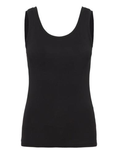 Stabil Tank Top Tops T-shirts & Tops Sleeveless Black A-View