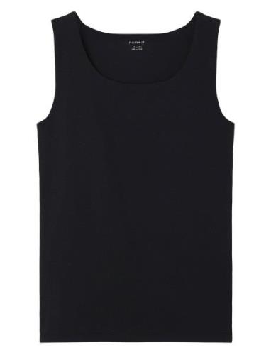 Nkfsille Xsl Tank Top Tops T-shirts Sleeveless Black Name It