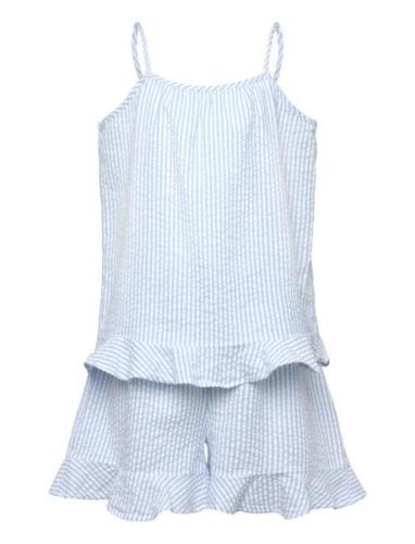 Pajama Camisole Pyjamassæt Blue Lindex