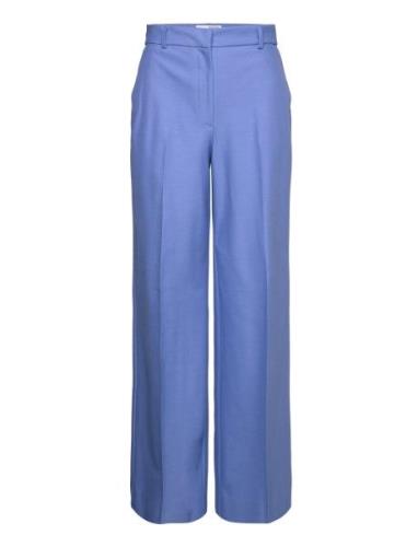 Slfeliana Hw Wide Pant N Bottoms Trousers Suitpants Blue Selected Femm...