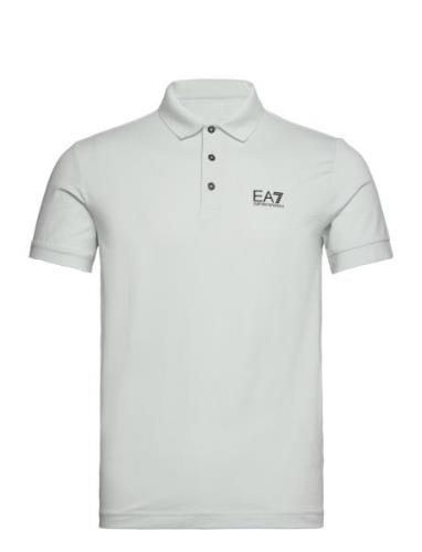 Jerseywear Tops Polos Short-sleeved Blue EA7