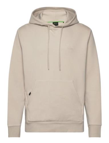 Soody Sport Sweatshirts & Hoodies Hoodies Beige BOSS