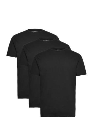 Bs Antiqua Regular Fit T-Shirt Tops T-Kortærmet Skjorte Black Bruun & ...