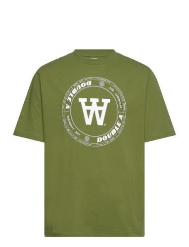 Wwasa Tirewall T-Shirt Gots Tops T-Kortærmet Skjorte Green Double A By...