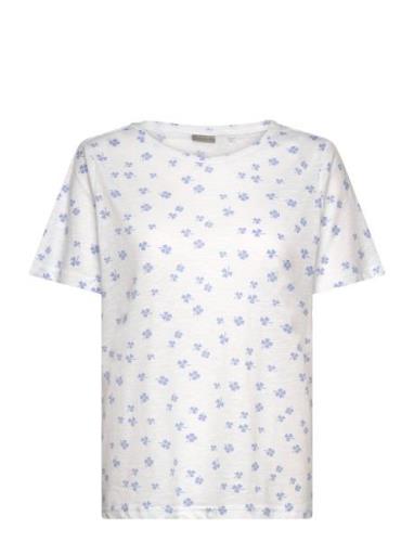 Frhazel Tee 2 Tops T-shirts & Tops Short-sleeved Blue Fransa