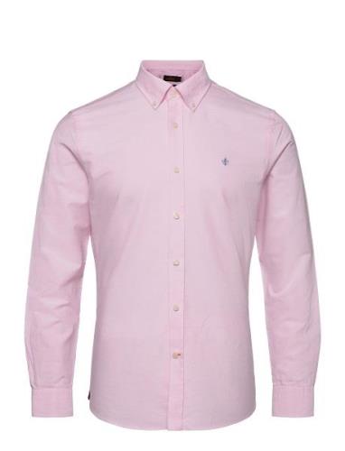 Douglas Shirt-Slim Fit Designers Shirts Casual Pink Morris