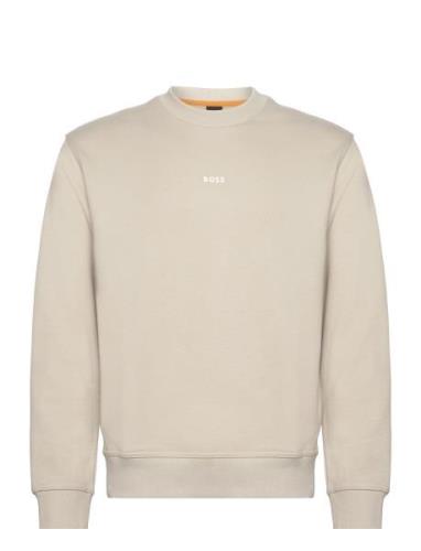 Wesmallcrew Tops Sweatshirts & Hoodies Sweatshirts Beige BOSS