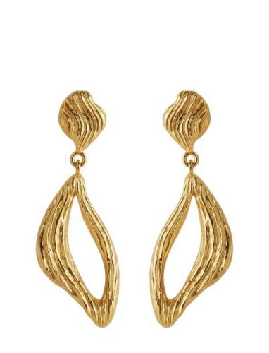 Flowing Dreams Earrings Ørestickere Smykker Gold Pernille Corydon