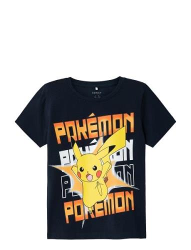 Nkmmaci Pokemon Ss Top Noos Bfu Tops T-Kortærmet Skjorte Navy Name It