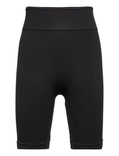 Nlfhaley Seamless Shorts Noos Bottoms Shorts Black LMTD