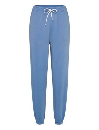 Lightweight Fleece Athletic Pant Bottoms Sweatpants Blue Polo Ralph La...