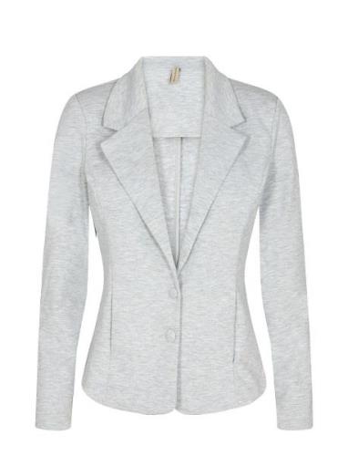 Sc-Daniela Blazers Single Breasted Blazers Grey Soyaconcept