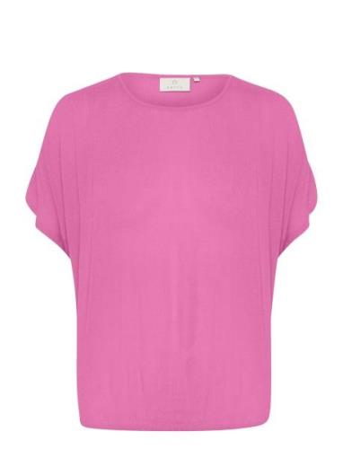 Kaamber Stanley Tops Blouses Short-sleeved Pink Kaffe