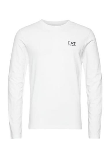 T-Shirt Tops T-Langærmet Skjorte White EA7