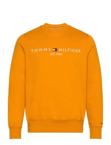 Tommy Logo Sweatshirt Tops Sweatshirts & Hoodies Sweatshirts Yellow To...