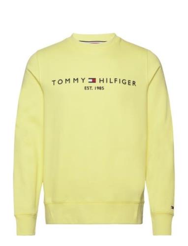 Tommy Logo Sweatshirt Tops Sweatshirts & Hoodies Sweatshirts Yellow To...