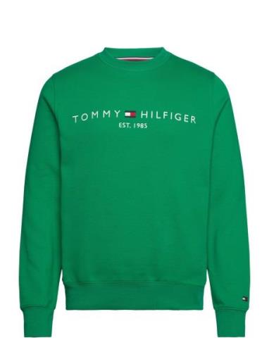 Tommy Logo Sweatshirt Tops Sweatshirts & Hoodies Sweatshirts Green Tom...