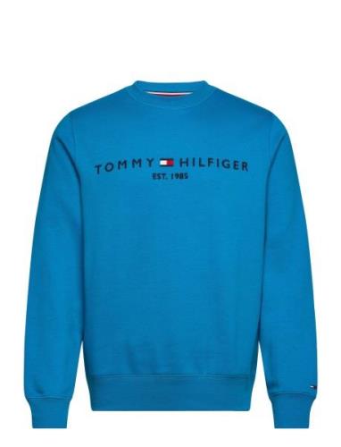 Tommy Logo Sweatshirt Tops Sweatshirts & Hoodies Sweatshirts Blue Tomm...