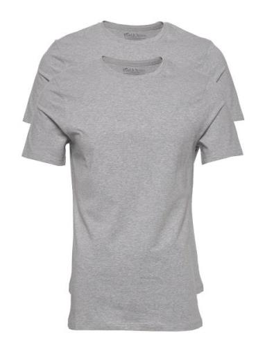 2-Pack Crew Neck Tops T-Kortærmet Skjorte Grey Bread & Boxers