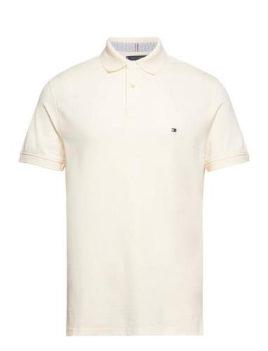 1985 Regular Polo Tops Polos Short-sleeved Cream Tommy Hilfiger