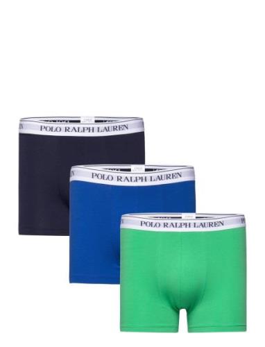 Bci Cotton/Elastane-3Pk-Trn Boxershorts Blue Polo Ralph Lauren Underwe...