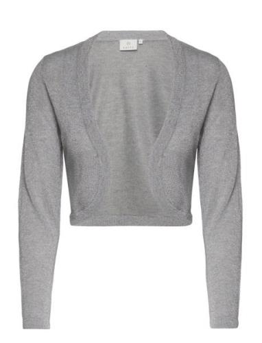 Kaankra Bolero Tops Knitwear Cardigans Grey Kaffe