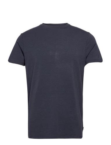 Bamboo Tee Tops T-Kortærmet Skjorte Navy Resteröds