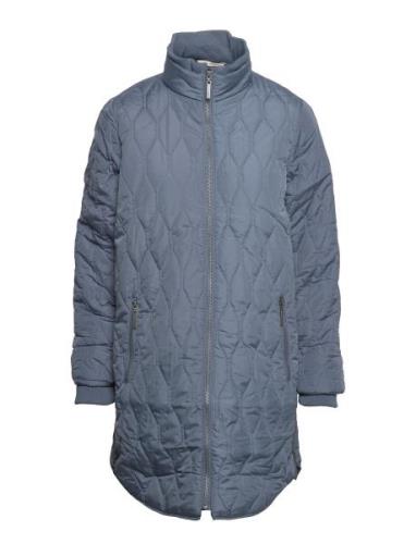 Frbaquilt 1 Outerwear Quiltet Jakke Blue Fransa